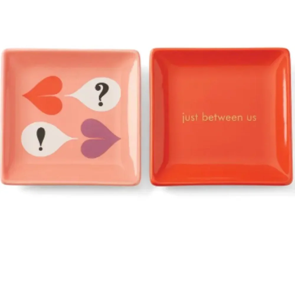 sweet talk set of 2 trinket trays - NIB